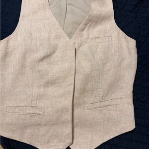 Madewell Natural Linen Vest